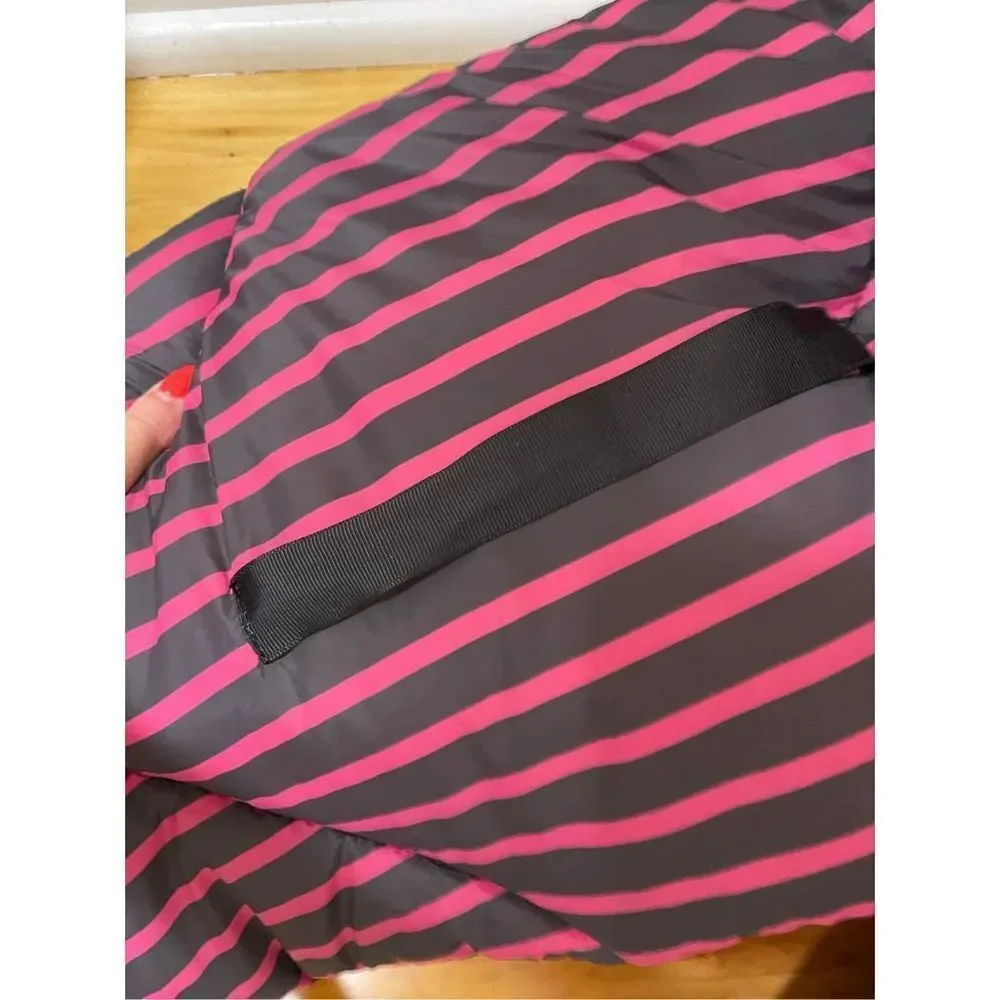 New Anthropologie Striped Puffer Scarf Size One Size - Picture 7 of 8